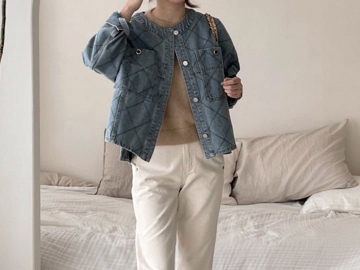 AFTER GLOW - Korean Children Fashion - #Kfashion4kids - Sis Denim Jacket - 10