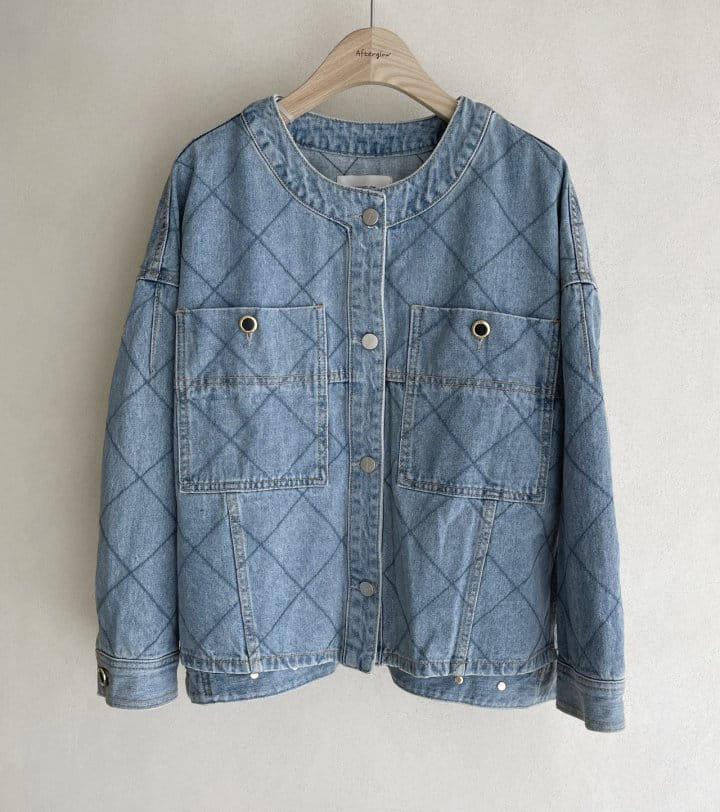 AFTER GLOW - Korean Children Fashion - #Kfashion4kids - Sis Denim Jacket - 11