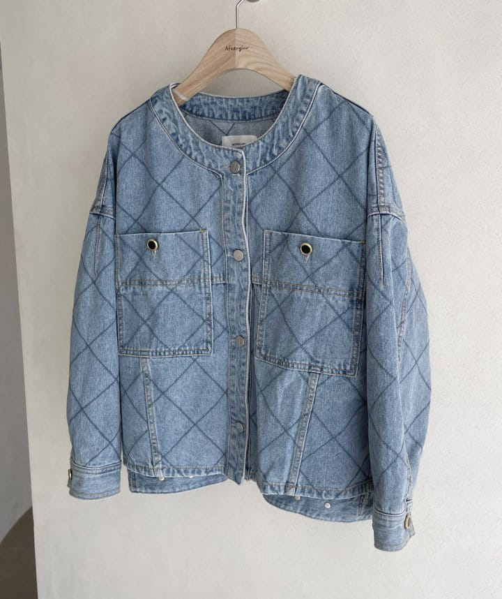 AFTER GLOW - Korean Children Fashion - #Kfashion4kids - Sis Denim Jacket - 12