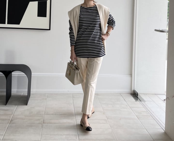 AFTER GLOW - Korean Children Fashion - #Kfashion4kids - Saint Stripes Tee - 5