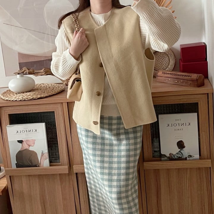 AFTER GLOW - Korean Children Fashion - #Kfashion4kids - Hand Made Short Vest - 4