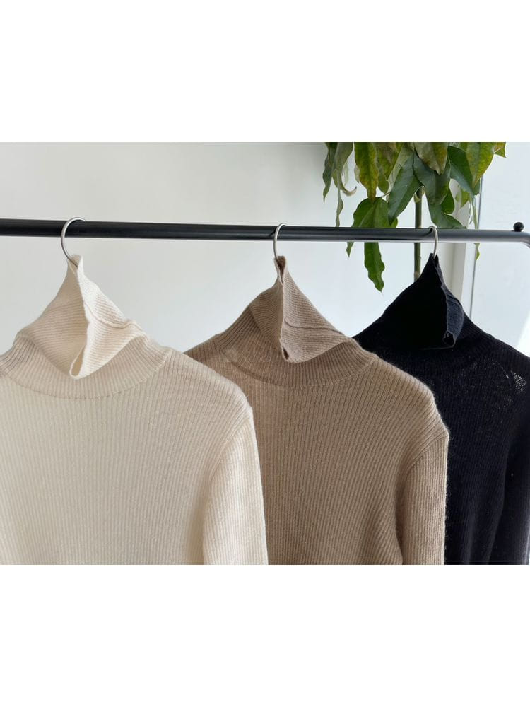 AFTER GLOW - Korean Children Fashion - #Kfashion4kids - Mo Hair Turtleneck Knit