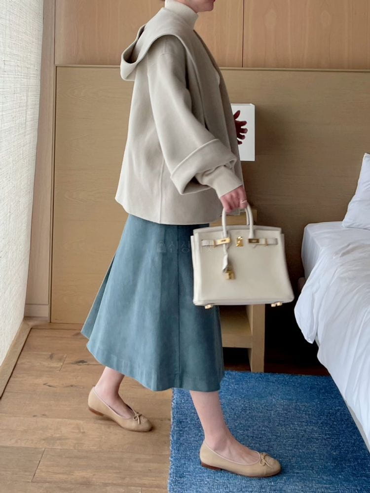 AFTER GLOW - Korean Children Fashion - #Kfashion4kids - Rib Bias Skirt - 4