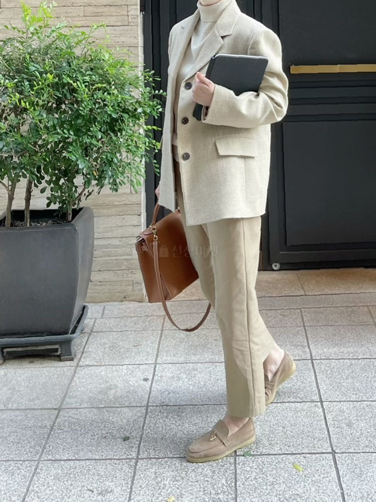 AFTER GLOW - Korean Children Fashion - #Kfashion4kids - England Wool Jacket - 3
