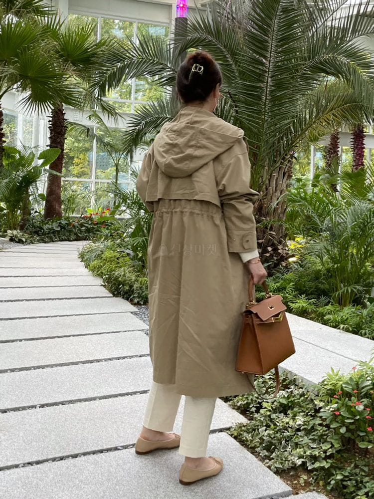 AFTER GLOW - Korean Children Fashion - #Kfashion4kids - Hoody Trench Coat