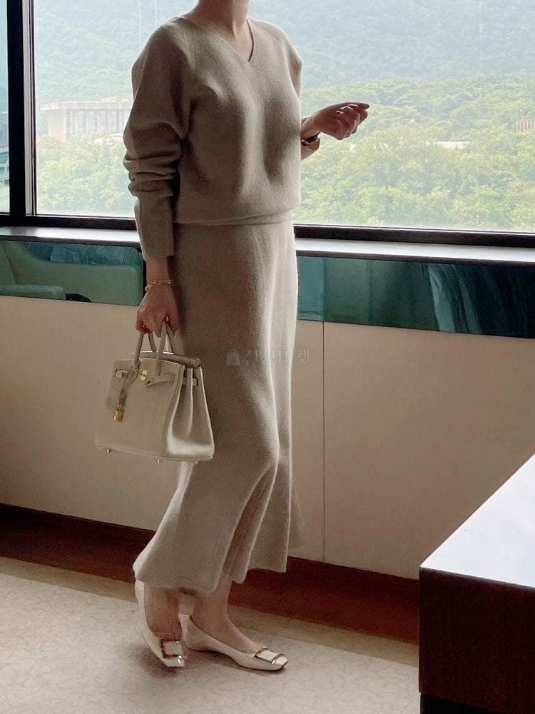 AFTER GLOW - Korean Children Fashion - #Kfashion4kids - Holgament Knit - 4