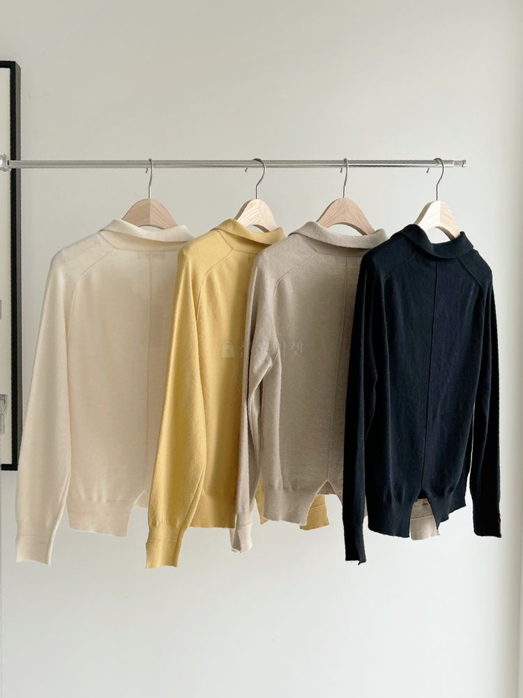 AFTER GLOW - Korean Children Fashion - #Kfashion4kids - Saddle Collar Knit - 4