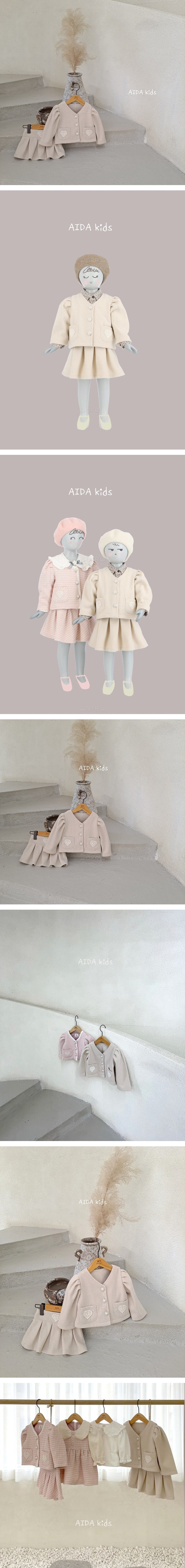 AIDA - Korean Children Fashion - #Kfashion4kids - Knit Skirt