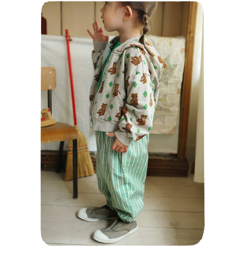 AMBER - Korean Children Fashion - #Kfashion4kids - Coco Hood Zip-up Jacket