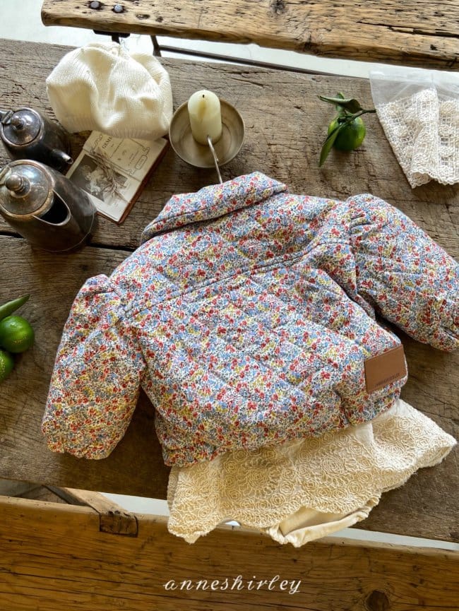 ANNE SHIRLEY - Korean Children Fashion - #Kfashion4kids - Flower Padding Jacket - 11