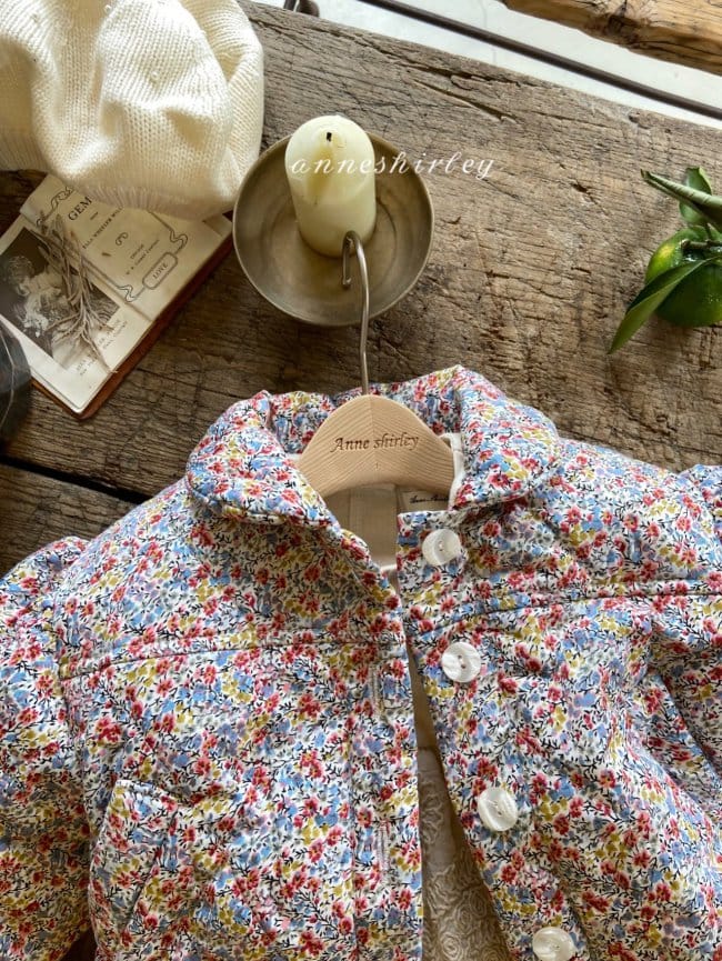 ANNE SHIRLEY - Korean Children Fashion - #Kfashion4kids - Flower Padding Jacket - 5