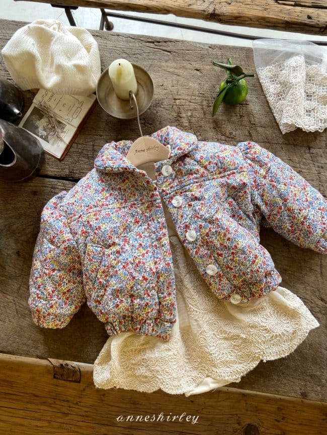 ANNE SHIRLEY - Korean Children Fashion - #Kfashion4kids - Flower Padding Jacket - 9