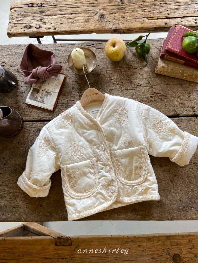 ANNE SHIRLEY - Korean Children Fashion - #Kfashion4kids - Lace Padding Jacket - 2