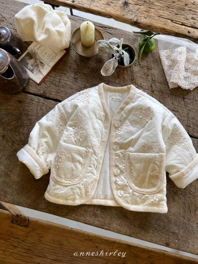 ANNE SHIRLEY - Korean Children Fashion - #Kfashion4kids - Lace Padding Jacket - 3