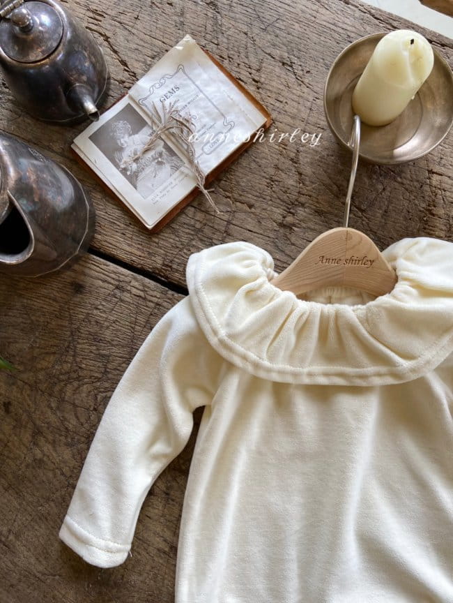 ANNE SHIRLEY - Korean Children Fashion - #Kfashion4kids - Creamy Velvet Rabbit Bodysuit with Bonnet - 5