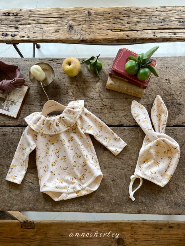 ANNE SHIRLEY - Korean Children Fashion - #Kfashion4kids - Flower Rabbit Bodysuit - 2