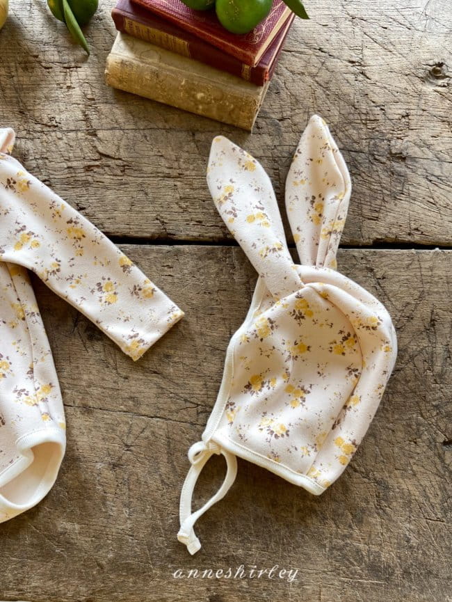 ANNE SHIRLEY - Korean Children Fashion - #Kfashion4kids - Flower Rabbit Bodysuit - 7