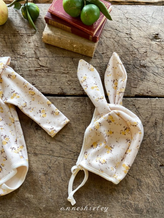 ANNE SHIRLEY - Korean Children Fashion - #Kfashion4kids - Flower Rabbit Bodysuit - 8