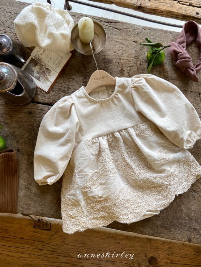 ANNE SHIRLEY - Korean Children Fashion - #Kfashion4kids - Embroidery Skirt Bodysuit