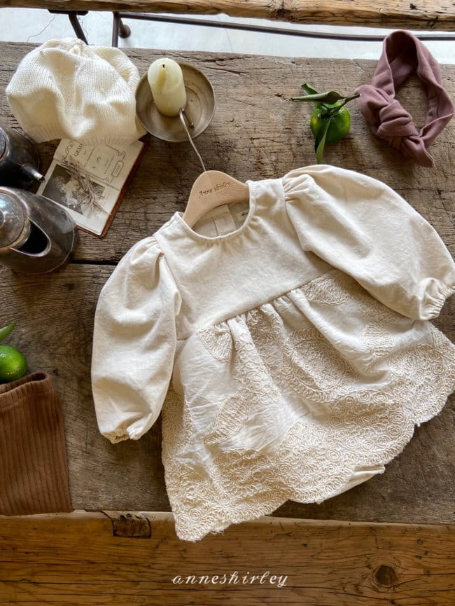 ANNE SHIRLEY - Korean Children Fashion - #Kfashion4kids - Embroidery Skirt Bodysuit - 2