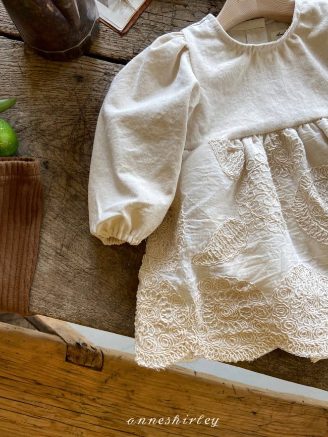 ANNE SHIRLEY - Korean Children Fashion - #Kfashion4kids - Embroidery Skirt Bodysuit - 5