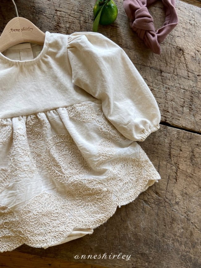 ANNE SHIRLEY - Korean Children Fashion - #Kfashion4kids - Embroidery Skirt Bodysuit - 6