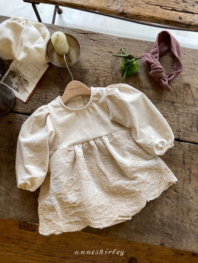 ANNE SHIRLEY - Korean Children Fashion - #Kfashion4kids - Embroidery Skirt Bodysuit - 8