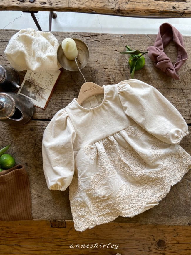 ANNE SHIRLEY - Korean Children Fashion - #Kfashion4kids - Embroidery Skirt Bodysuit - 9