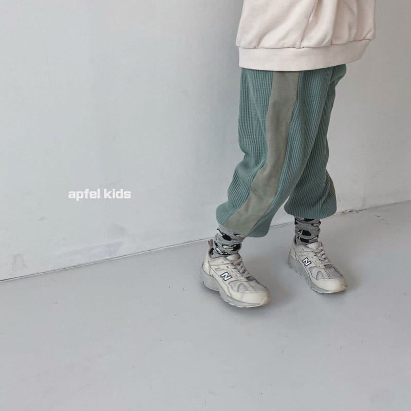 APFEL - Korean Children Fashion - #Kfashion4kids - Momm Waffle Jogger Pants - 11