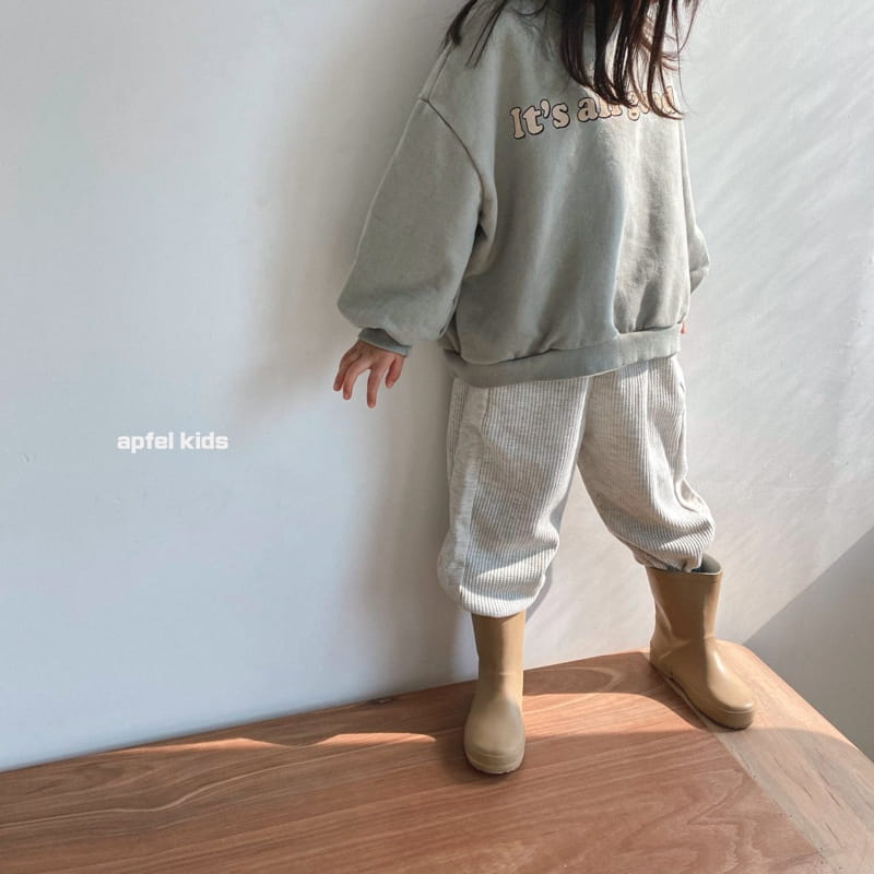APFEL - Korean Children Fashion - #Kfashion4kids - Momm Waffle Jogger Pants - 5