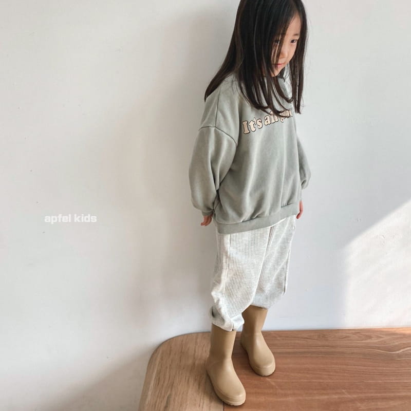 APFEL - Korean Children Fashion - #Kfashion4kids - Momm Waffle Jogger Pants - 6
