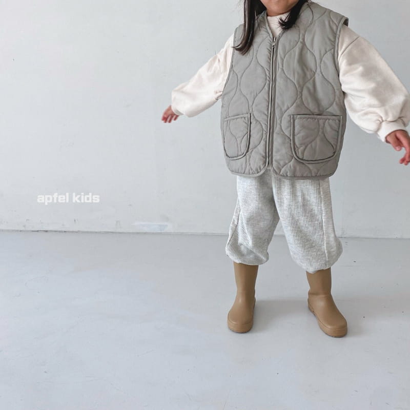 APFEL - Korean Children Fashion - #Kfashion4kids - Momm Waffle Jogger Pants - 9