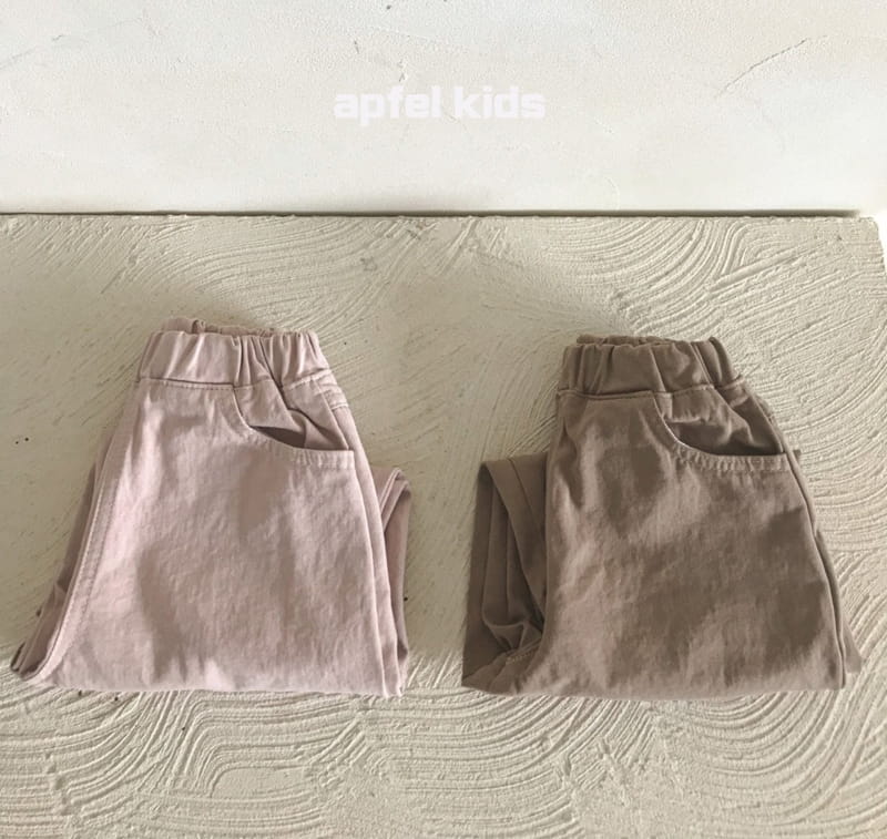 APFEL - Korean Children Fashion - #Kfashion4kids - Canvas Wide Pants