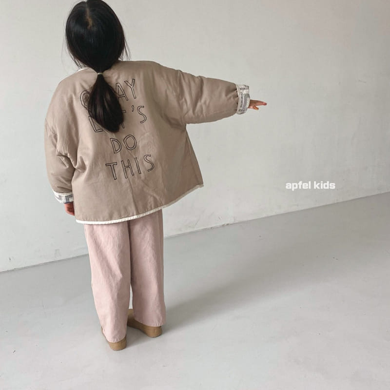 APFEL - Korean Children Fashion - #Kfashion4kids - Canvas Wide Pants - 10