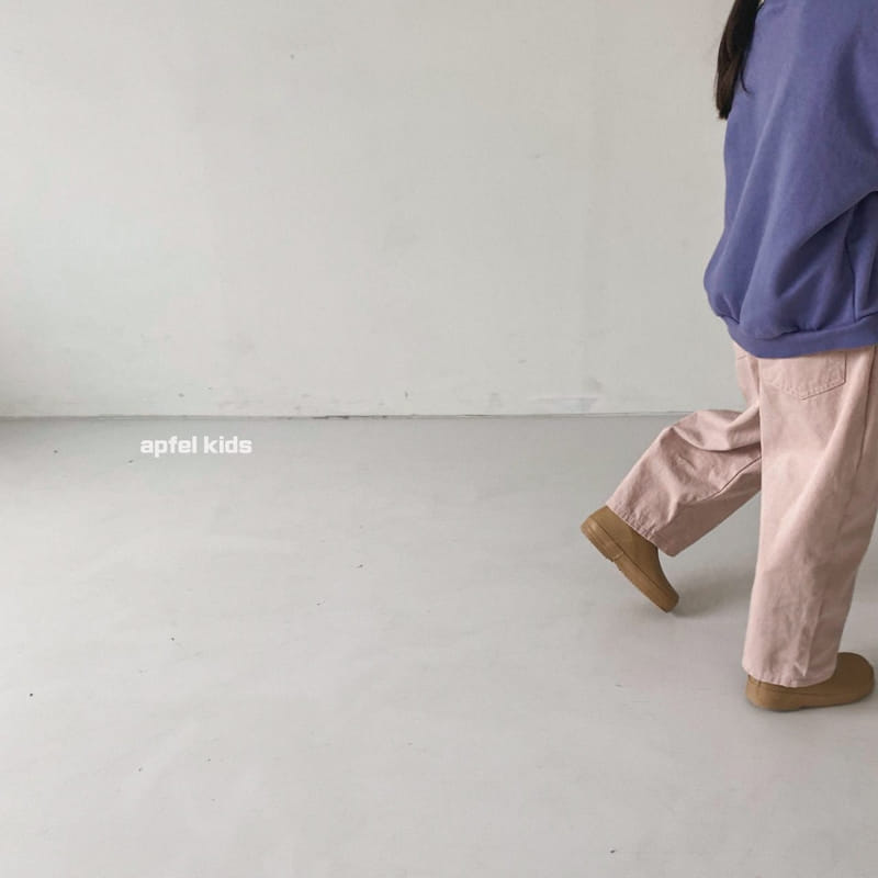 APFEL - Korean Children Fashion - #Kfashion4kids - Canvas Wide Pants - 12