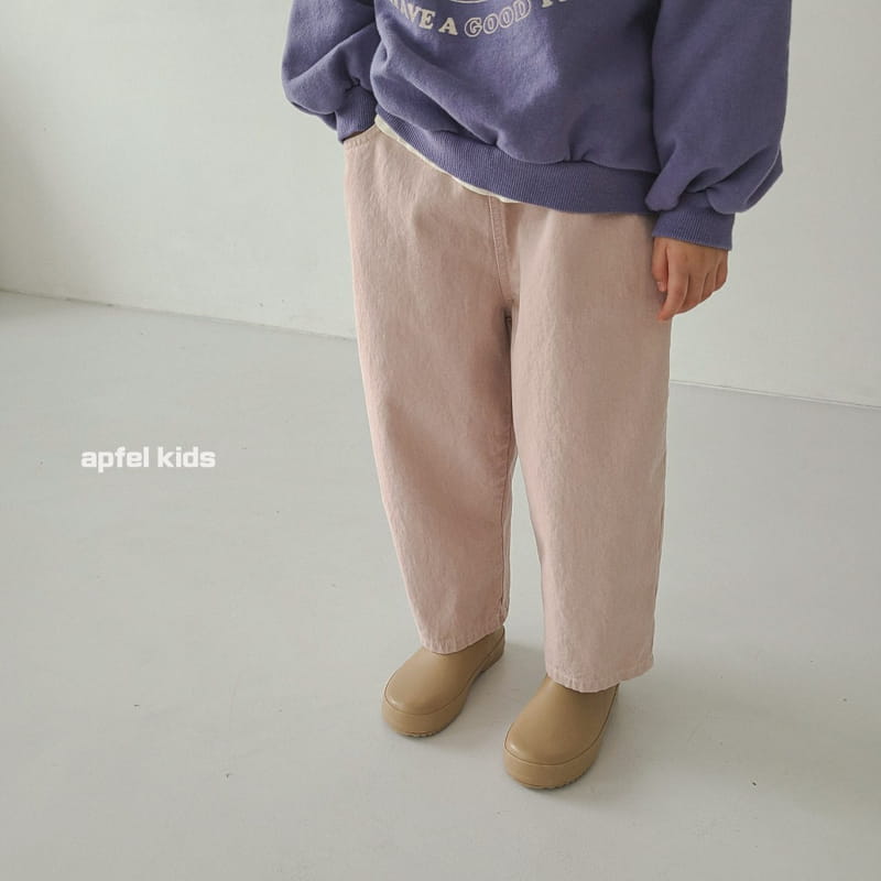 APFEL - Korean Children Fashion - #Kfashion4kids - Canvas Wide Pants - 2