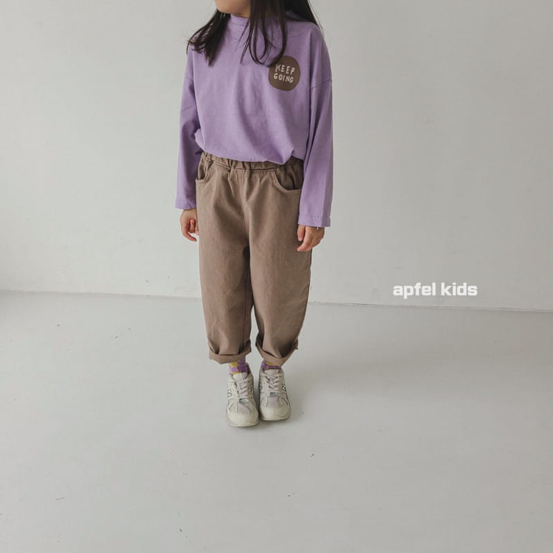 APFEL - Korean Children Fashion - #Kfashion4kids - Canvas Wide Pants - 8