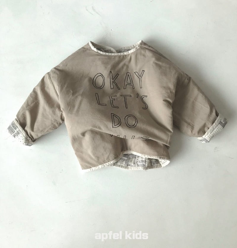 APFEL - Korean Children Fashion - #Kfashion4kids - Tan Rogo Jacket - 2
