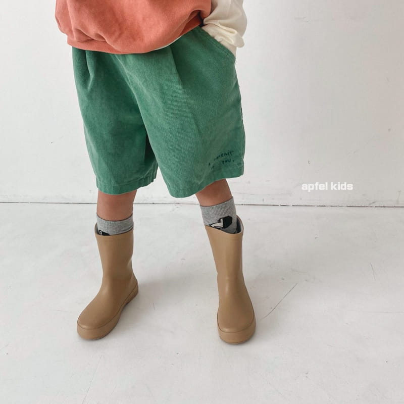 APFEL - Korean Children Fashion - #Kfashion4kids - Corduroy Shorts - 2