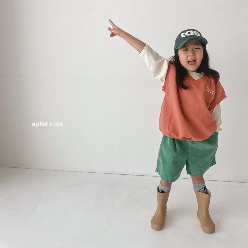 APFEL - Korean Children Fashion - #Kfashion4kids - Corduroy Shorts - 3