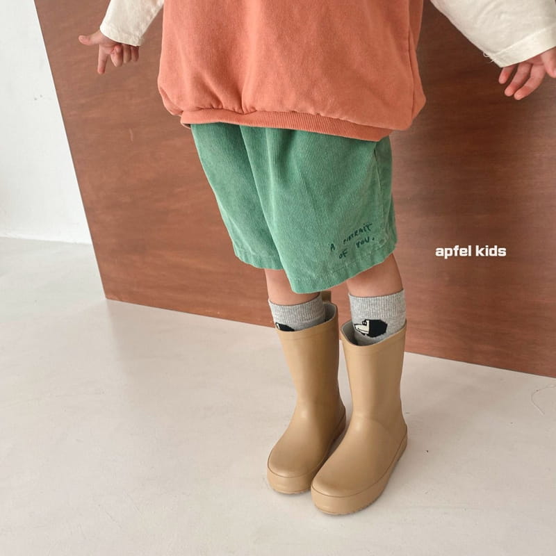 APFEL - Korean Children Fashion - #Kfashion4kids - Corduroy Shorts - 4