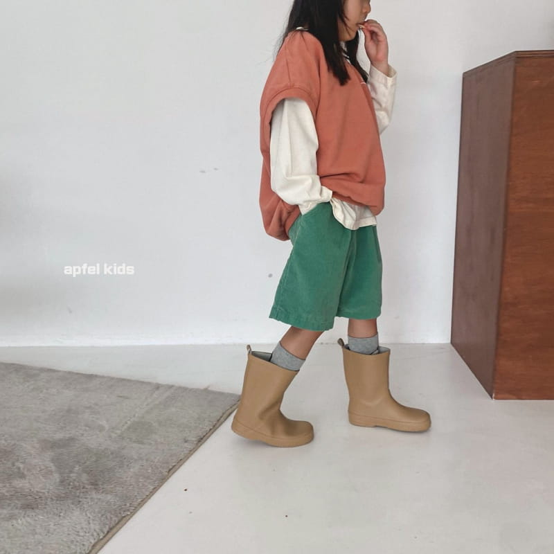 APFEL - Korean Children Fashion - #Kfashion4kids - Corduroy Shorts - 6