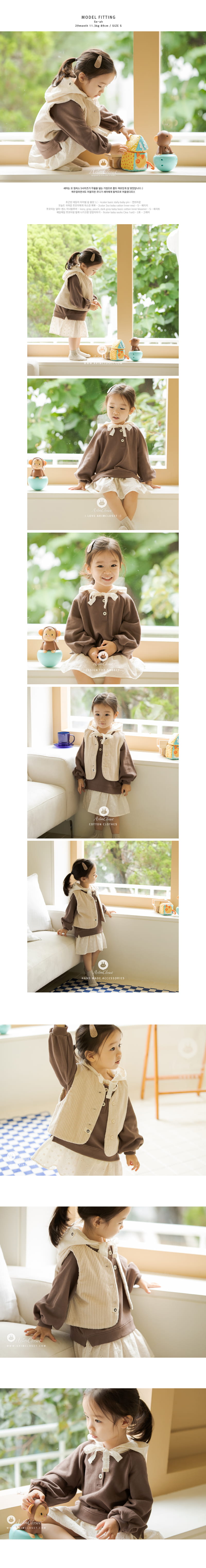 ARIM CLOSET - Korean Children Fashion - #Kfashion4kids - Hood One-piece - 3