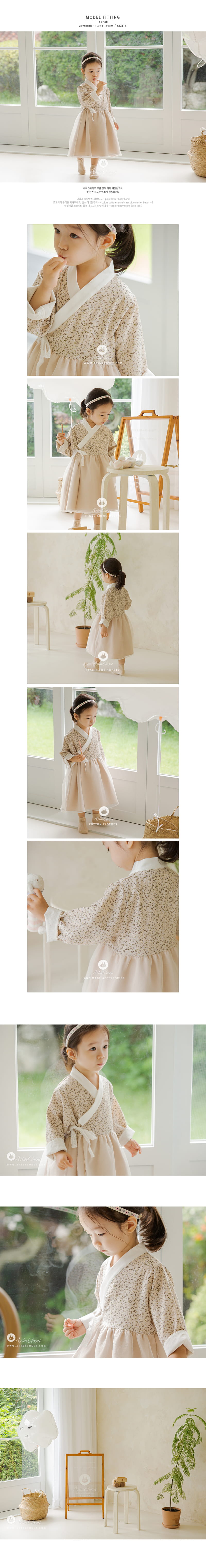 ARIM CLOSET - Korean Children Fashion - #Kfashion4kids - Cute Korean Trandition Flower One-piece - 5