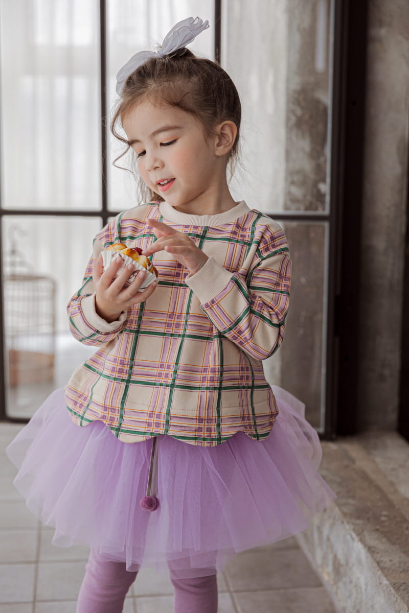 BABY DOLL - Korean Children Fashion - #Kfashion4kids - Atumm Pong Pong Skirt Leggigns - 3