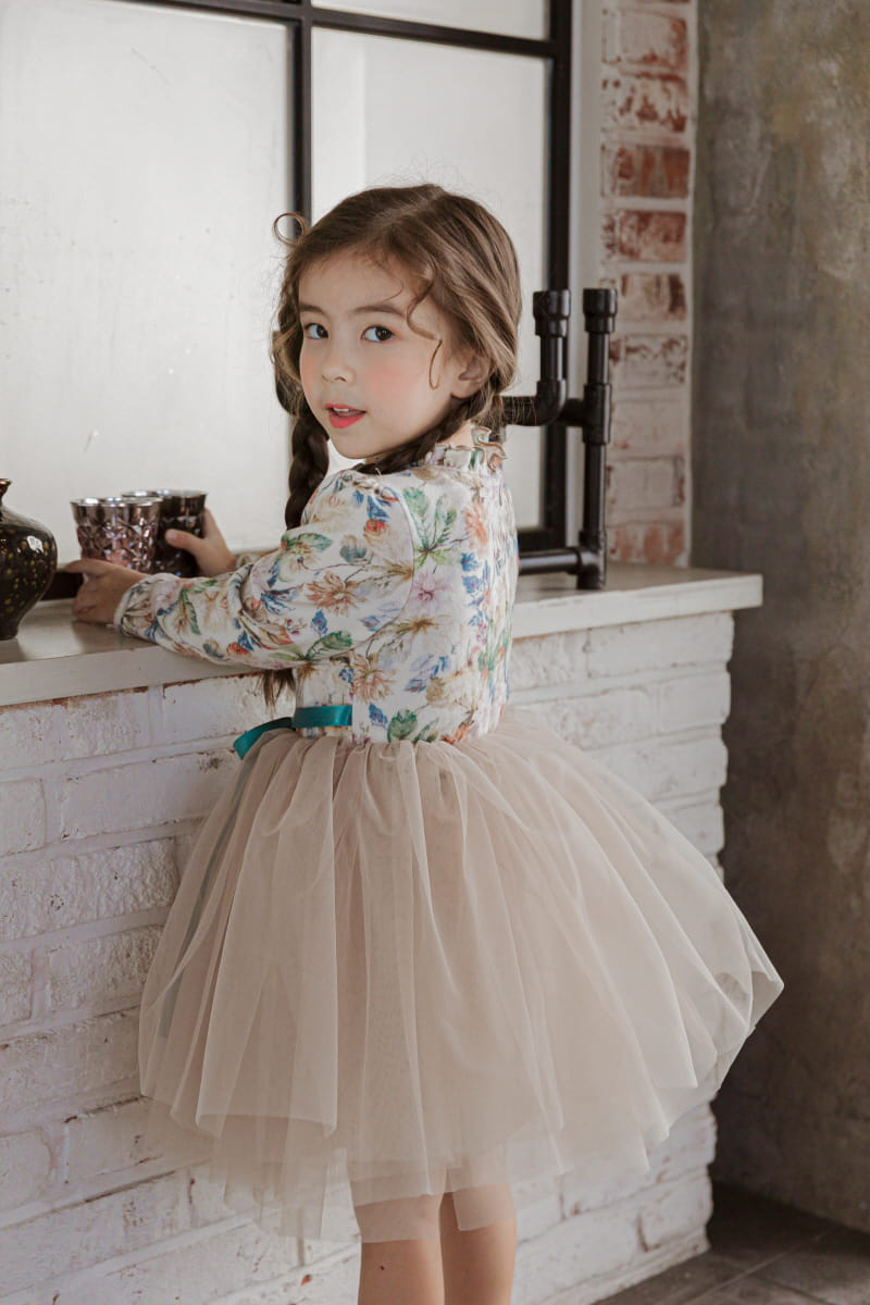 BABY DOLL - Korean Children Fashion - #Kfashion4kids - Pade Flower One-piece