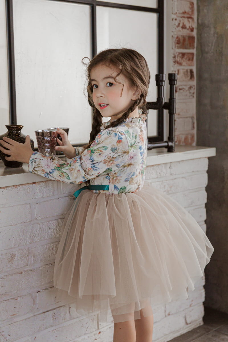 BABY DOLL - Korean Children Fashion - #Kfashion4kids - Pade Flower One-piece - 2