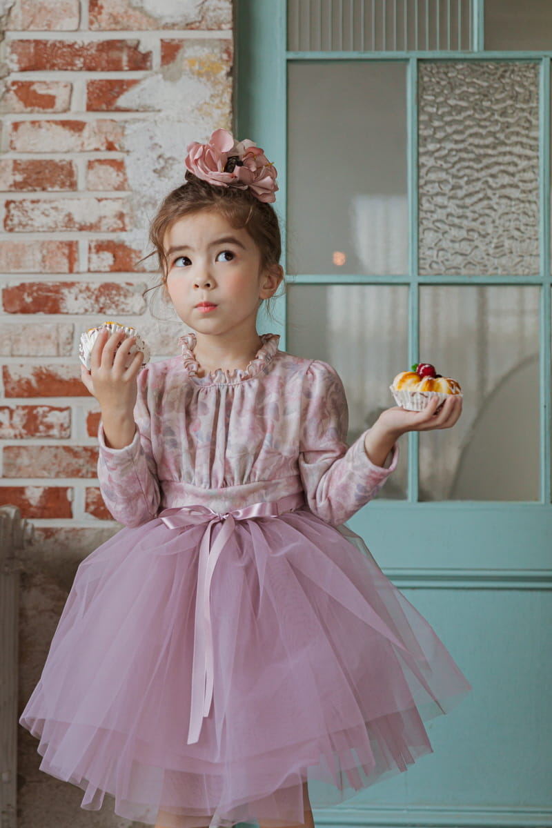 BABY DOLL - Korean Children Fashion - #Kfashion4kids - Pade Flower One-piece - 4