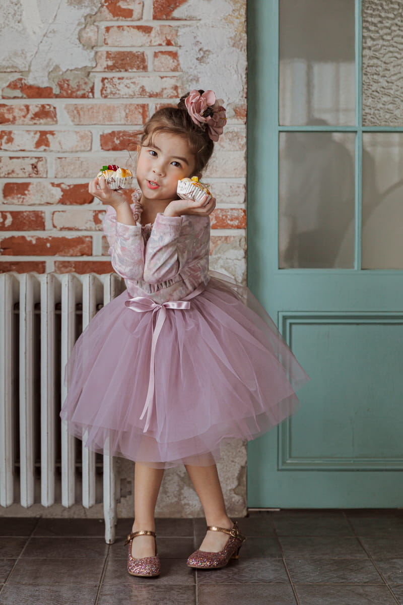 BABY DOLL - Korean Children Fashion - #Kfashion4kids - Pade Flower One-piece - 5