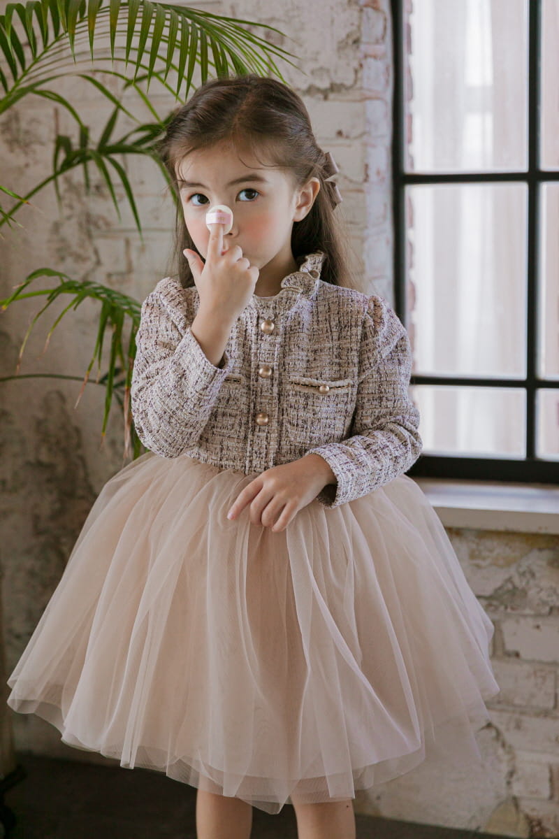 BABY DOLL - Korean Children Fashion - #Kfashion4kids - Gold Ballet One-piece